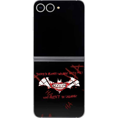 DC Comics The Joker Plenty Wrong With Me Galaxy Z Flip6 Skin